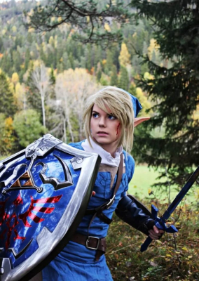 Очень симпатичный косплей по игре Legend of Zelda