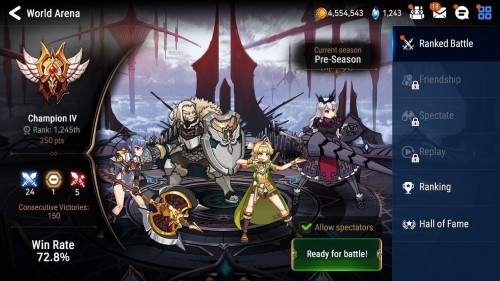 Epic Seven - PvP в реальном времени