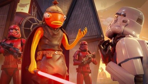 Игроки в Fortnite устраивают настоящие дуэли на световых мечах Игроки в Fortnite устраивают настоящие дуэли на световых мечах