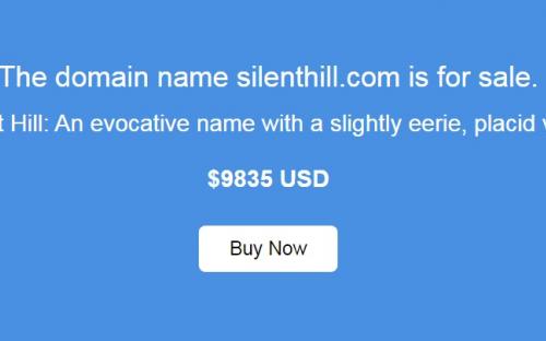 Konami продаёт домен Silent Hill