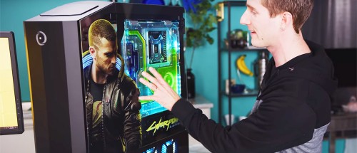  Специалисты собрали мощный компьютер в стиле Cyberpunk 2077. И он «потрясающий» 