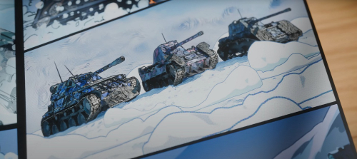 Вышел первый комикс по Tanks Blitz, посвященный зимним танковым боям, приключениям и выслеживанию предателя