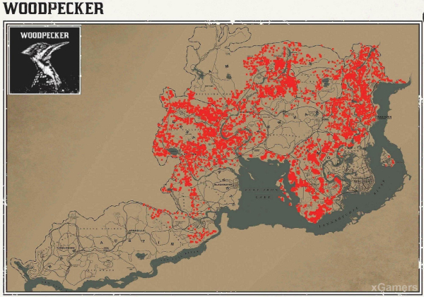 Red dead redemption 2 - животные. Карты с местами обитания Red dead redemption 2 - животные. Карты с местами обитания