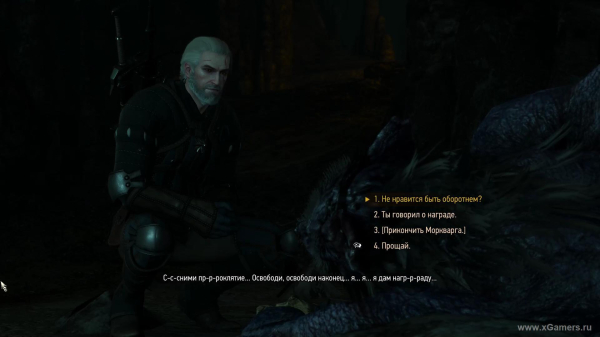 Квест "В волчьей шкуре" в игре Ведьмак 3: как снять проклятие с Моркварга?