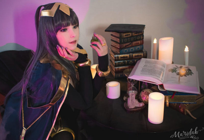 Марида недавно исполнила косплей Сайджо из игры «Знак Огня»