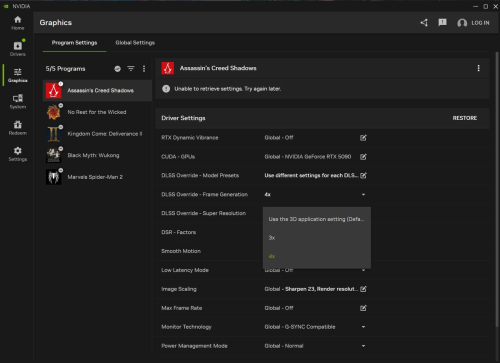 Assassin's Creed: Shadows получит поддержку DLSS 4 и Multi-Frame Gen Assassin's Creed: Shadows получит поддержку DLSS 4 и Multi-Frame Gen