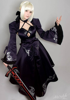 Марида недавно исполнила косплей Сайджо из игры «Знак Огня»