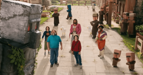 Показали новый отрывок из фильма Minecraft с прогулкой по деревне