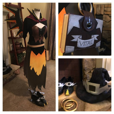 Ну и конечно Хэллоуинский косплей по Overwatch