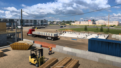 Дорожная сеть Айовы в American Truck Simulator с уникальными перекрёстками. Скриншоты дополнения с новым штатом