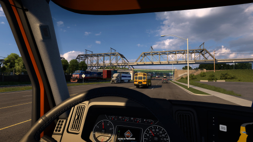 Дорожная сеть Айовы в American Truck Simulator с уникальными перекрёстками. Скриншоты дополнения с новым штатом