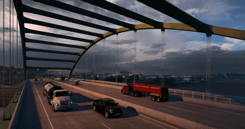 Дорожная сеть Айовы в American Truck Simulator с уникальными перекрёстками. Скриншоты дополнения с новым штатом