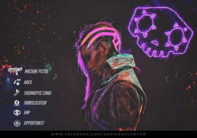 Светящийся в темноте косплей