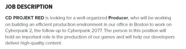 
                Облегчили жизнь игрожуру: CDPR называет сиквел Cyberpunk 2077 просто — Cyberpunk 2
            
