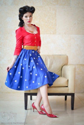 Шаг назад во времени с потрясающим косплеем Чудо-Женщины