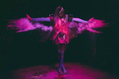 Светящийся в темноте косплей