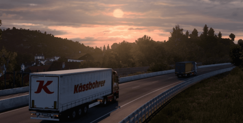 Грузовики из Euro Truck Simulator 2 в реальности. SCS Software показала поездку на выставку Bauma