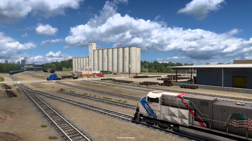 Детализированный Де-Мойн в American Truck Simulator. Скриншоты дополнения со штатом Айова Детализированный Де-Мойн в American Truck Simulator. Скриншоты дополнения со штатом Айова