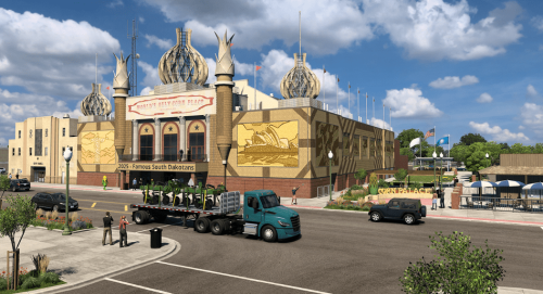 Южная Дакота в American Truck Simulator. Появился первый тизер и скриншоты нового штата Южная Дакота в American Truck Simulator. Появился первый тизер и скриншоты нового штата