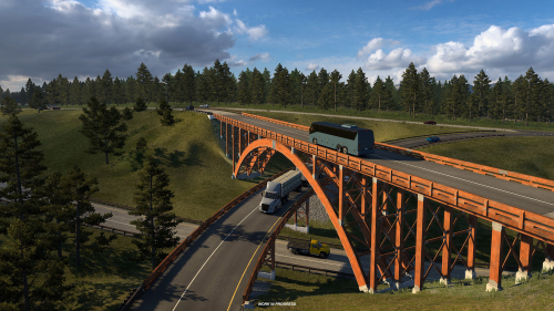 Южная Дакота в American Truck Simulator. Появился первый тизер и скриншоты нового штата Южная Дакота в American Truck Simulator. Появился первый тизер и скриншоты нового штата