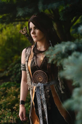 Косплей на Фрейю из God of War безупречно запечатлел скандинавскую богиню