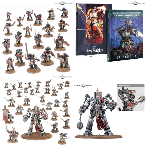 Авторы Warhammer 40,000 готовы открыть предзаказы на наборы с Серыми Рыцарями и Чёрными Храмовниками
