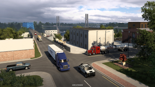 Детализированный Куинси в American Truck Simulator. Новые скриншоты дополнения со штатом Иллинойс