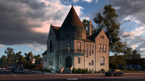 Детализированный Куинси в American Truck Simulator. Новые скриншоты дополнения со штатом Иллинойс