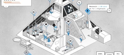В этой аскетично красивой игре про управление лунной базой вам придется выбирать из невозможных вариантов
