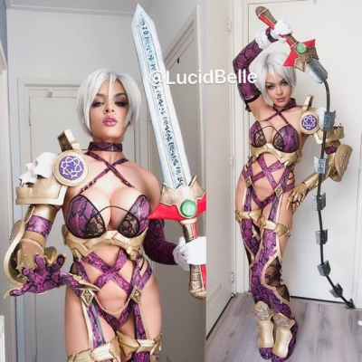 Косплеер Soul Calibur выглядит так же шикарно и беспощадно как и культовая Ivy Valentine