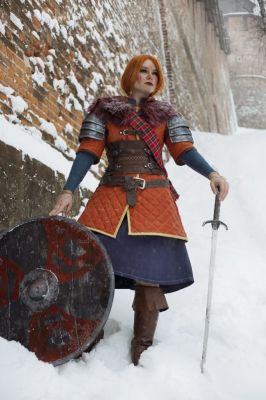 Ведьмак 3 – “косплей, пылающий сквозь снег”
