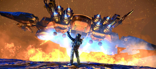 Космический танк, Тысячелетний сокол, парусник, и другие творения игроков в No Man's Sky Космический танк, Тысячелетний сокол, парусник, и другие творения игроков в No Man's Sky