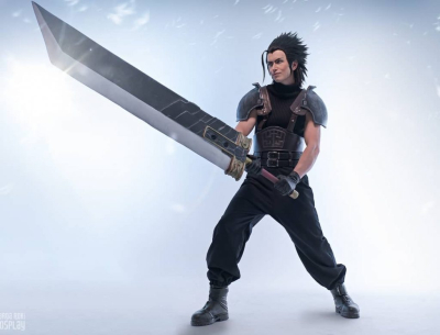 Невероятный косплей Аэрис и Зака из Final Fantasy VII