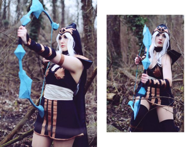 Выпустите несколько стрел по врагам: косплей Эш из «Лиги Легенд» Выпустите несколько стрел по врагам: косплей Эш из «Лиги Легенд»