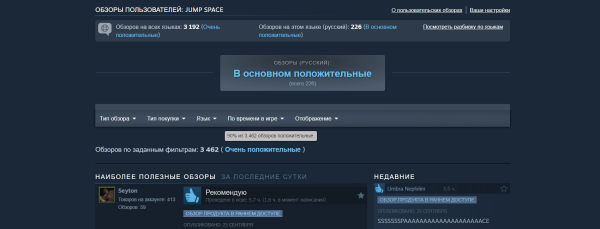
                «Есть куда развиваться, но начало хорошее». Ко-оп экшен Jump Space вышел в ранний доступ Steam и приглянулся игрокам
            