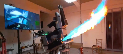 Энтузиаст авиасимуляторов создал потенциально опасную кабину истребителя с настоящими форсажными камерами