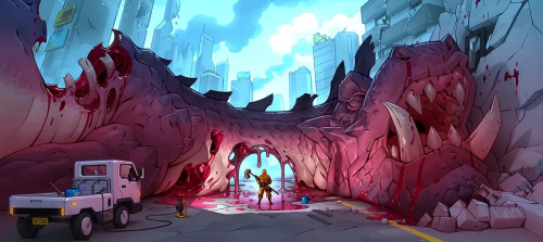 Работаем главным героем "Кайдзю №8" в трейлере симулятора уборки Kaiju Cleanup Работаем главным героем "Кайдзю №8" в трейлере симулятора уборки Kaiju Cleanup