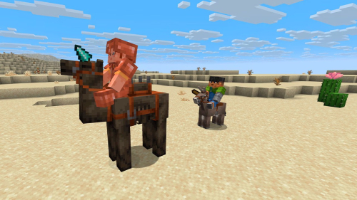 Лошади в Minecraft наконец научились плавать, а пустыню заполонят зловещие мобы Лошади в Minecraft наконец научились плавать, а пустыню заполонят зловещие мобы
