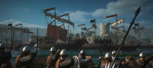 8 минут морских сражений в ночное время из дополнения War Sails для Mount and Blade 2