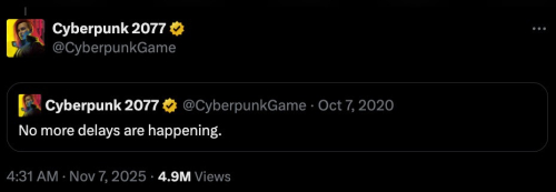 CD Projekt RED напомнила Rockstar о провале Cyberpunk 2077 после очередной задержки GTA 6