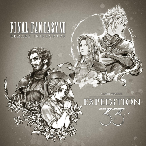 Clair Obscur: Expedition 33 и Final Fantasy VII: Remake объединились в неожиданной арт-коллаборации