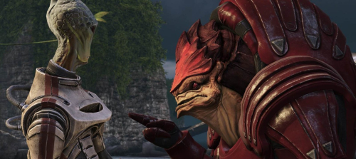 Гражданская война кроганов на новом концепт-арте Mass Effect 5