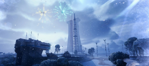 Игроки ARC Raiders превратили башню Космопорта в площадку для пирошоу