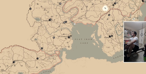 Моддер проплыл по самой длинной реке Red Dead Redemption 2 на реальном гребном тренажёре Моддер проплыл по самой длинной реке Red Dead Redemption 2 на реальном гребном тренажёре