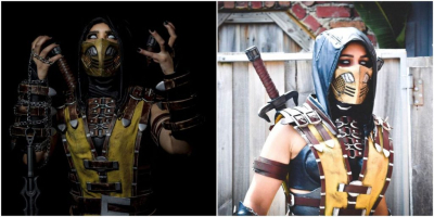 Лучший косплей Скорпиона из Mortal Kombat