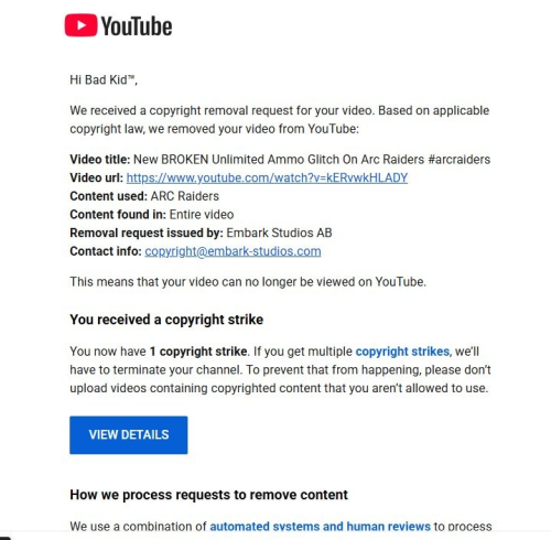 Embark банит игроков ARC Raiders за использование глитчей и кидает страйки на видео с туториалами