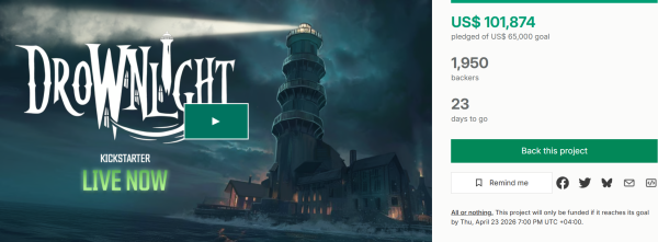 Отечественная Drownlight вышла на Kickstarter. Игру называют «Frostpunk на воде»
Отечественная Drownlight вышла на Kickstarter. Игру называют «Frostpunk на воде»