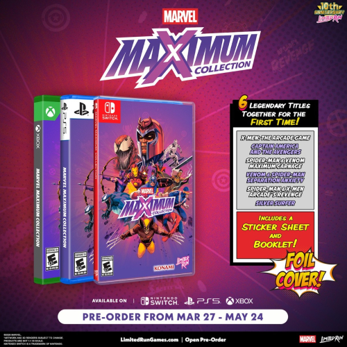 Сборник ретро-игр Marvel MaXimum Collection выйдет 27 марта