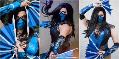 Лучший косплей Китаны из Mortal Kombat Лучший косплей Китаны из Mortal Kombat