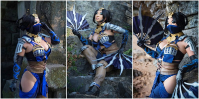Лучший косплей Китаны из Mortal Kombat Лучший косплей Китаны из Mortal Kombat
